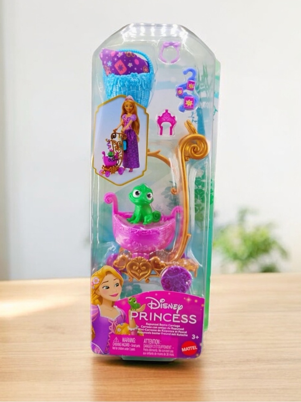 Disney Princess Rapunzel Animal Stroller / Carriage Set for Pascal | Tangled Toy